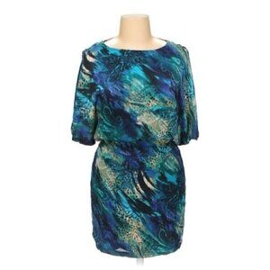 Bisou Bisou Dress 6 Kimono Belted Jewel Tone